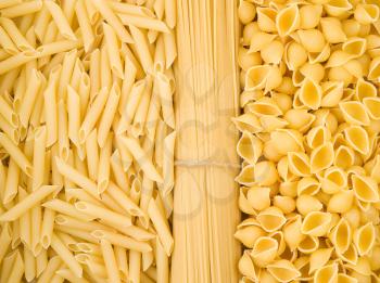 raw pasta as whole background