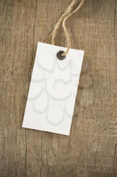 price tag over wood background texture