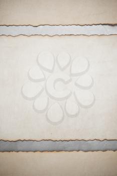 aged parchment paper on metal background