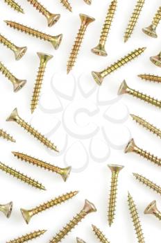 screw tools isolated on white background
