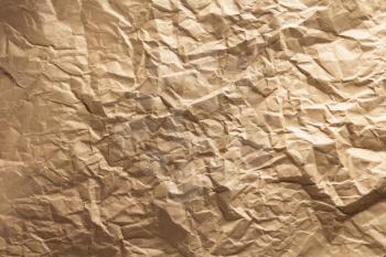 crumpled paper as background texture