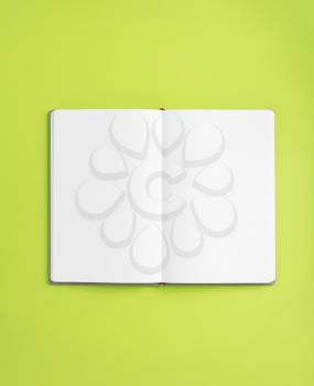 notepad or notebook at abstract background surface