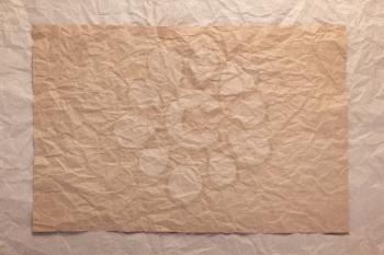 wrinkled or crumpled paper as background texture