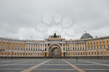 View of Palace Square from the State Hermitage.