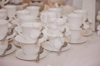 It is a lot of cups before tea drinking.