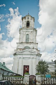 The bell tower in Russia.