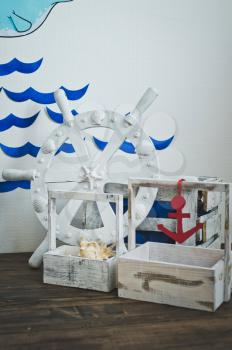 Scenery for photos with a nautical theme.