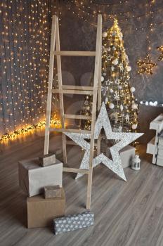 Beautifully decorated place for Christmas photo shoots.