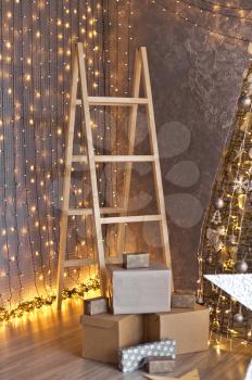 Beautifully decorated place for Christmas photo shoots.