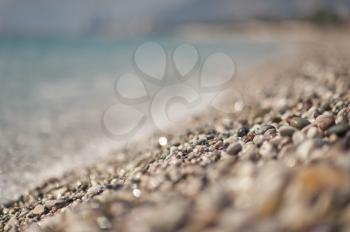 Large photo of pebble beach.
