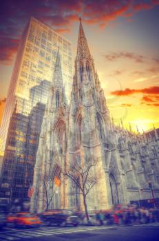 St. Patrick's Cathedral in New York, USA