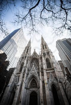 St Patricks Cathedral in downtown Manhattan, New York City