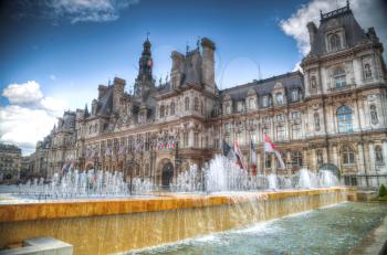 France. Paris City Hall (Hotel de Ville)
