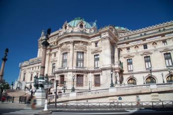 Facade of The Opera or Palace Garnier. Paris, France