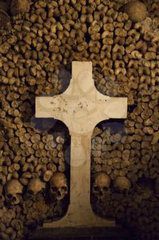 Catacombs of Paris. buried underground for more than 6 million people.