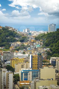 Buildings at the waterfront, Ipanema Beach, Copacabana Beach, Rio de Janeiro, Brazil