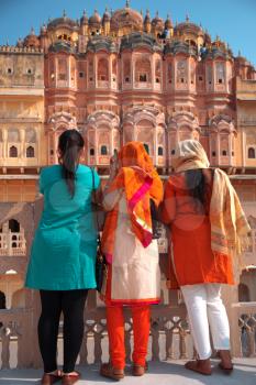 Pink Palace Jaipur - Hawa Mahal. India, Rajasthan