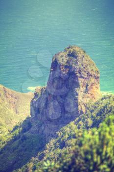 Anaga mountain in Tenerife, Spain, Europe. Picturesque places