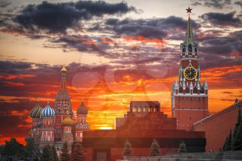 Red square is the main symbol of Russia. Moscow