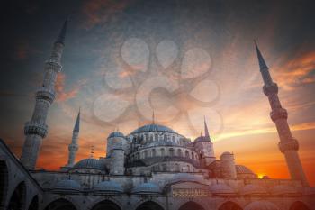 Blue Mosque or the Sultanahmet Mosque is the first mosque in Istanbul.