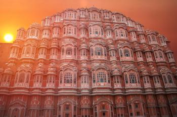 Hawa Mahal in Jaipur is a city in India, Rajasthan. Called the Pink City