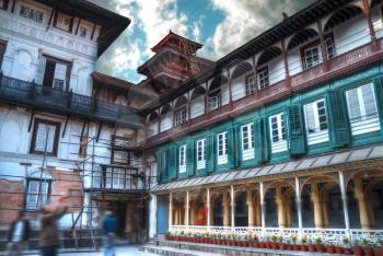 Durbar Square in the center of Kathmandu, Nepal