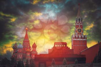 Red square is the main symbol of Russia. Moscow