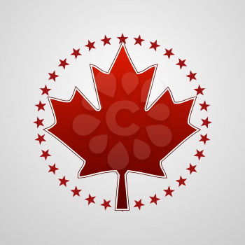 Canada Day vector background