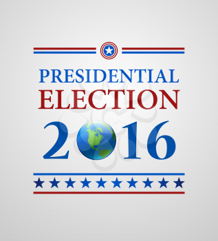 Voting Symbols vector design presidential election 2016