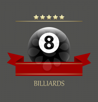 Billiards symbol vector sign