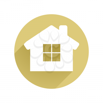 Real Estate Flat Icon Vector