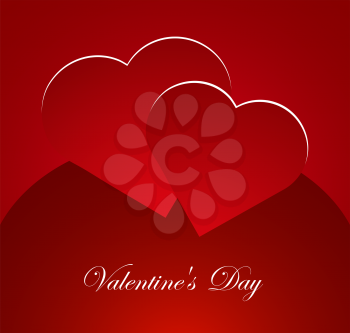 Valentines Day card vector background