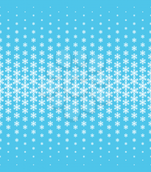 white snowflake, Christmas ornament, border, pattern of white snowflakes, Christmas background, halftone effect