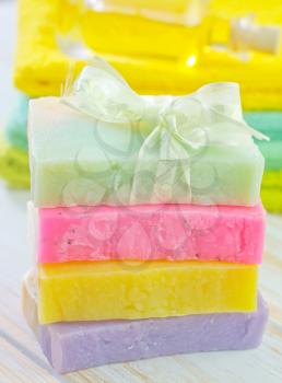 color soap