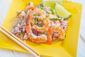 rice with shrimps