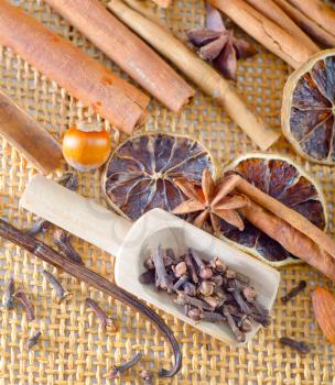 Cocoa and aroma spices