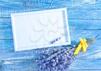 frame and lavender