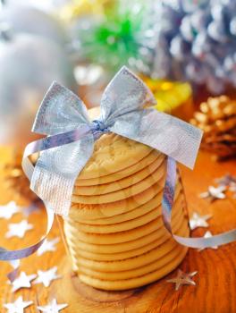 cookies and christmas decoration