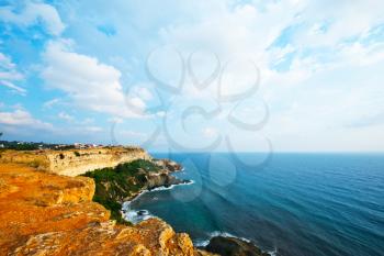 Fiolent. Crimea. Summer sea and blue sky/
