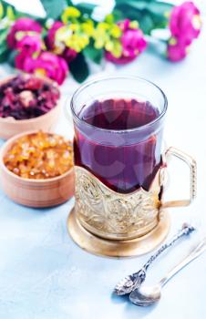 fresh tea from dry flowers, flowers tea