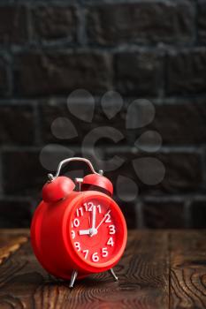 alarm clock on a table, stoxk photo