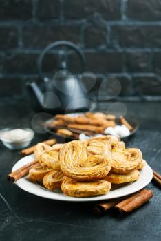 cookies with  cinnamon and sugar on plate