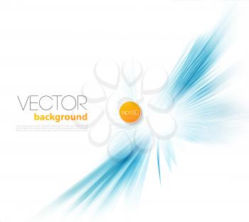 Vector Abstract template  background brochure design blue line