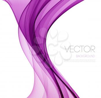  Vector Abstract  Purple curved lines background. Template brochure design. 