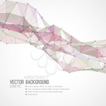 Vector Abstract Geometric Background. Triangular design. EPS 10