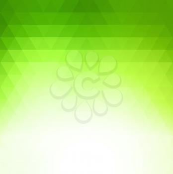 Vector Abstract green  geometric technology background  with triangle 