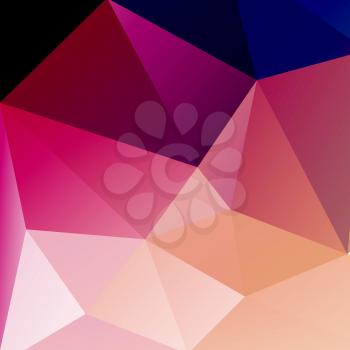 Vector Abstract colorful low poly geometric background. Template brochure design