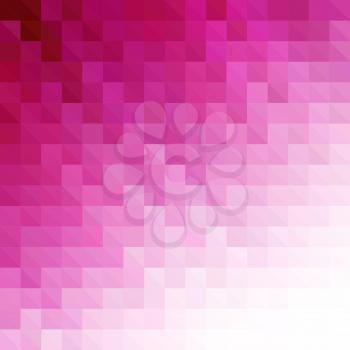 Vector Abstract pink geometric technology background  with triangle 