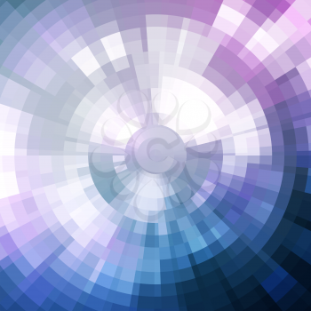 Abstract background made of shiny mosaic pattern. Disco style