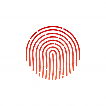 ID app icon. Fingerprint vector illustration. fingerprint Icon. fingerprint Icon Vector. fingerprint Icon Sign. fingerprint Icon Flat. fingerprint icon app